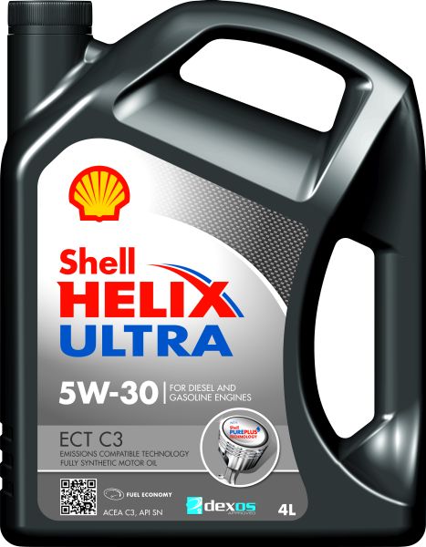 Олива моторна SHELL HELIX ULTRA C3 5W-30, SN, C3, 4 л